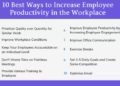 How to Increase Employee Productivity at Work: 10 Practices
